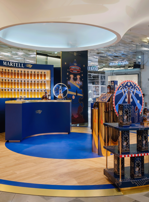 Martell : un pop-up aux Galeries Lafayette avec l'agence A.D.R.