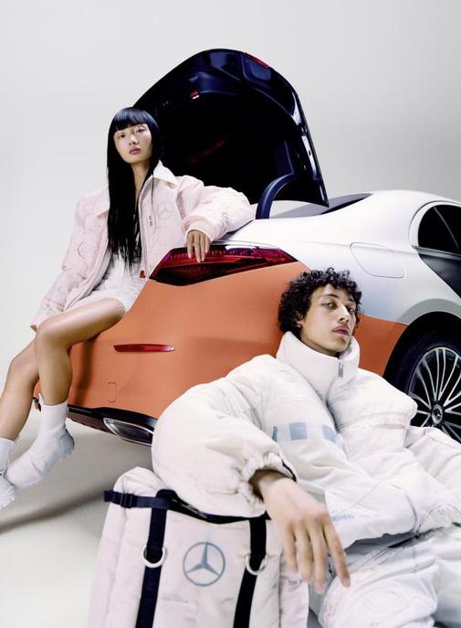 Mercedes-Benz et Heron Preston lancent une collection de vêtements upcyclés à partir d'airbags.