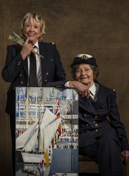 L’ancre qui signe les Peintres officiels de la Marine