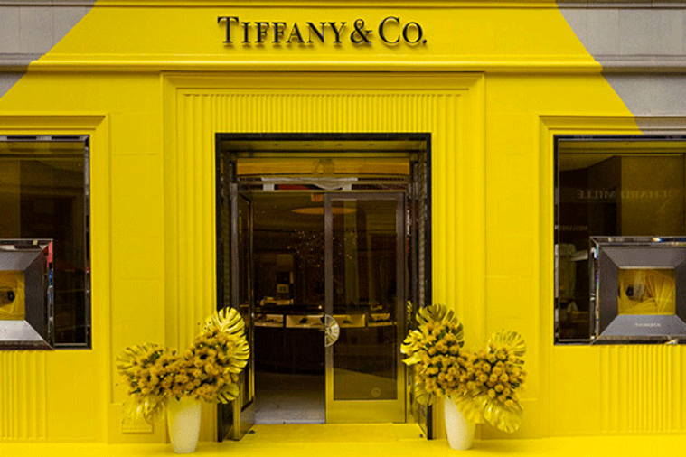 Tiffany & Co : du bleu au jaune.