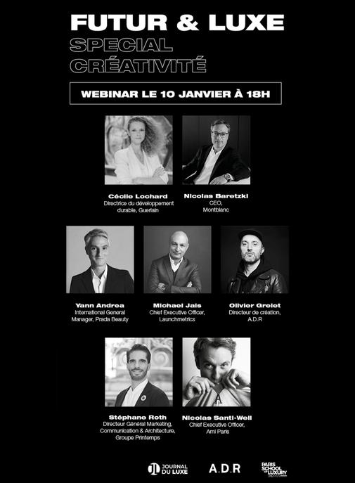 Webinar FUTUR & LUXE : Spécial Créativité.