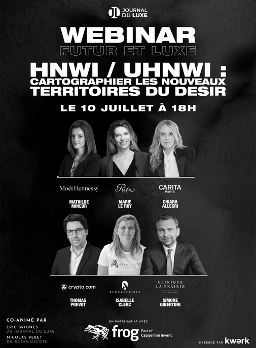 Webinar "HNWI/UHNWI : cartographier les nouveaux territoires du désir"
