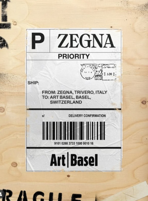 La maison Zegna renforce sa présence dans le monde artistique avec Art Basel
