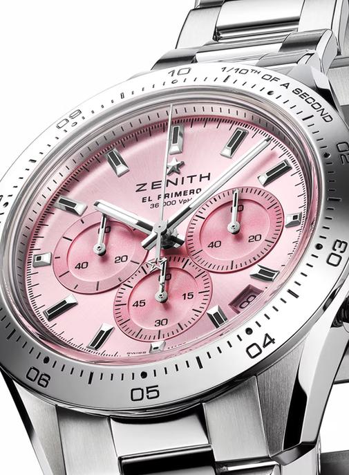 Zenith : une montre solidaire pour Octobre Rose.