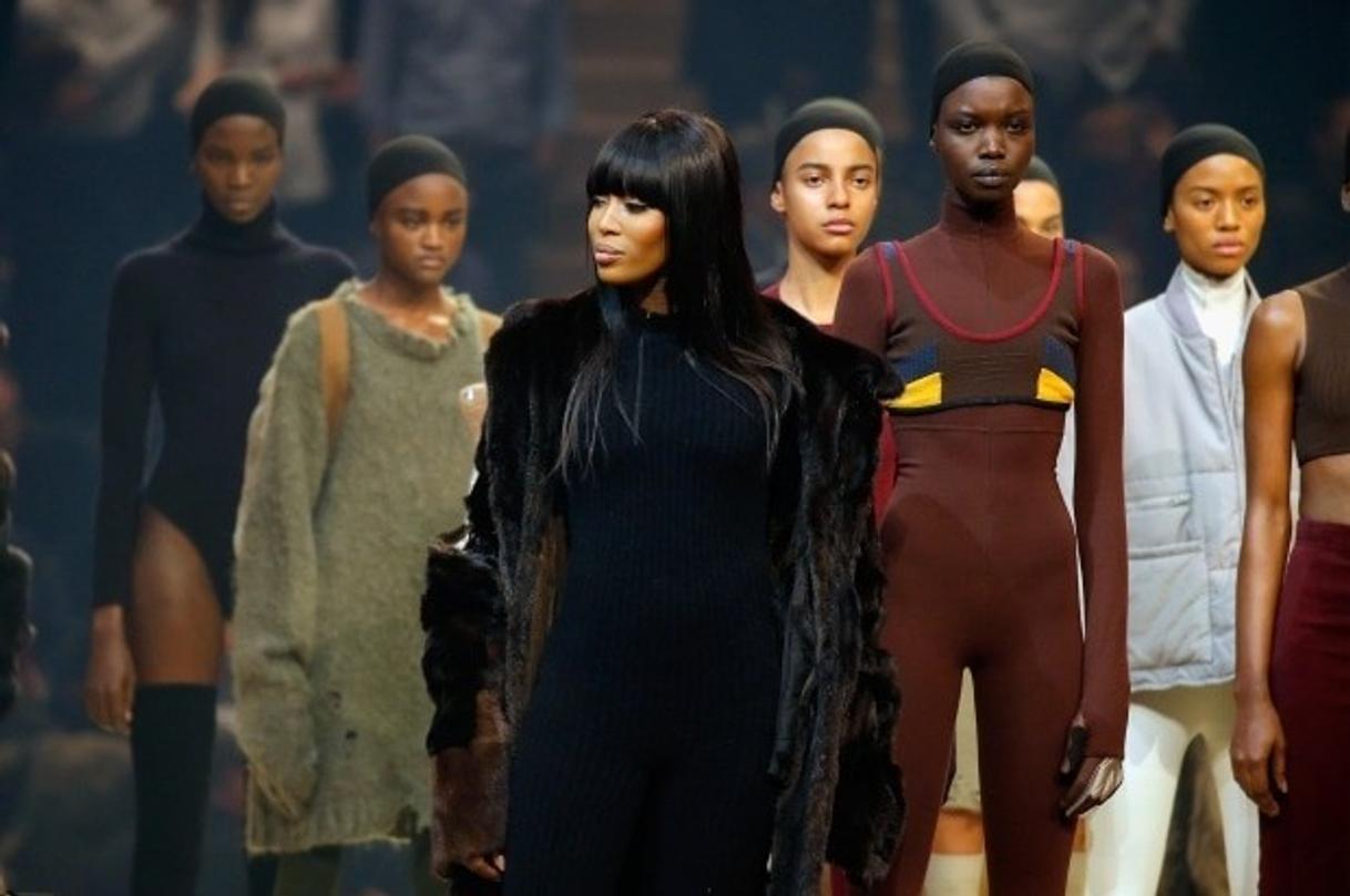 Naomi Campbell, défile Kanye west