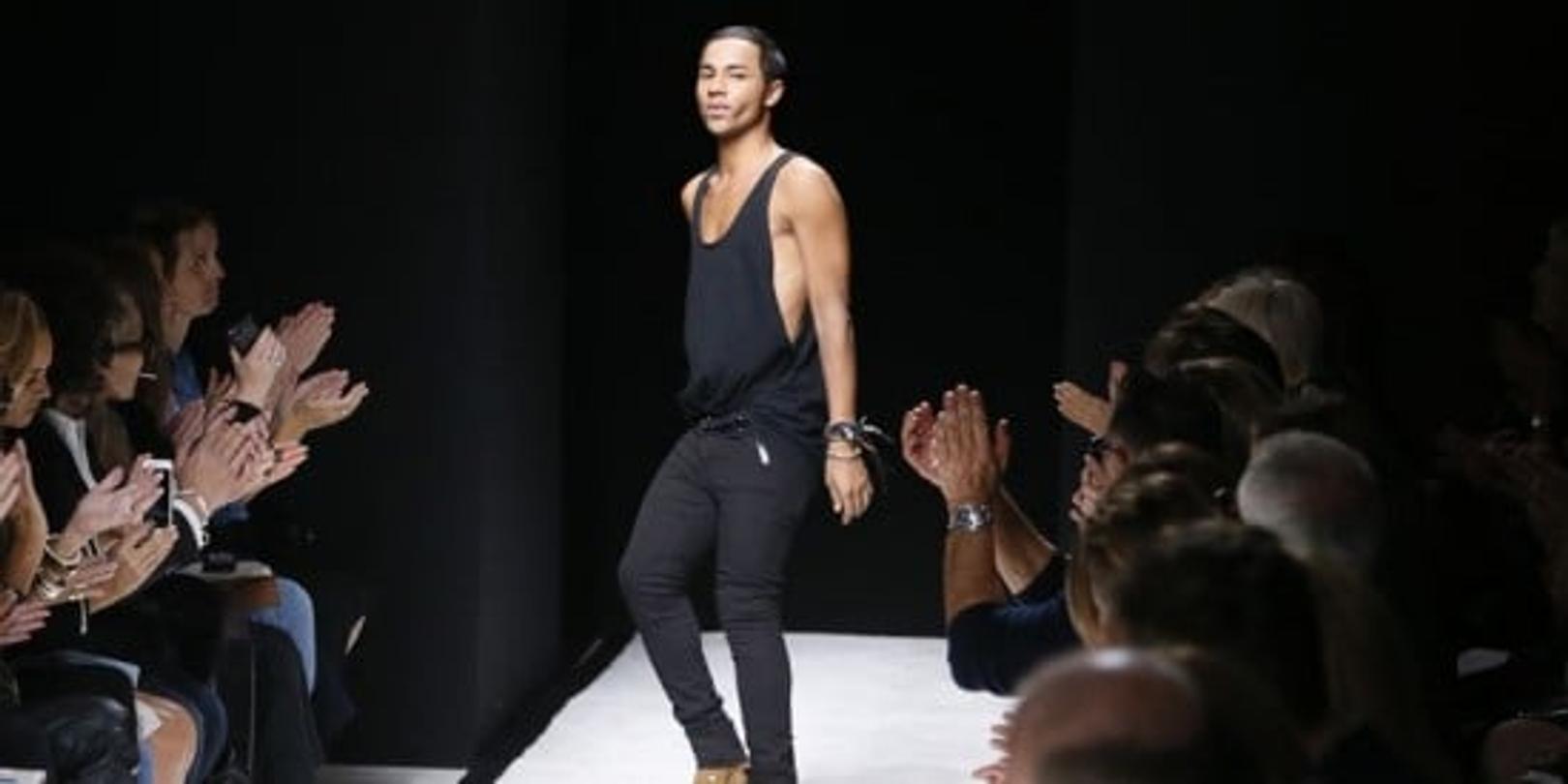 Olivier Rousteing Balmain Défilé Podium