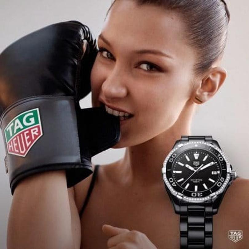 hadid tag heuer