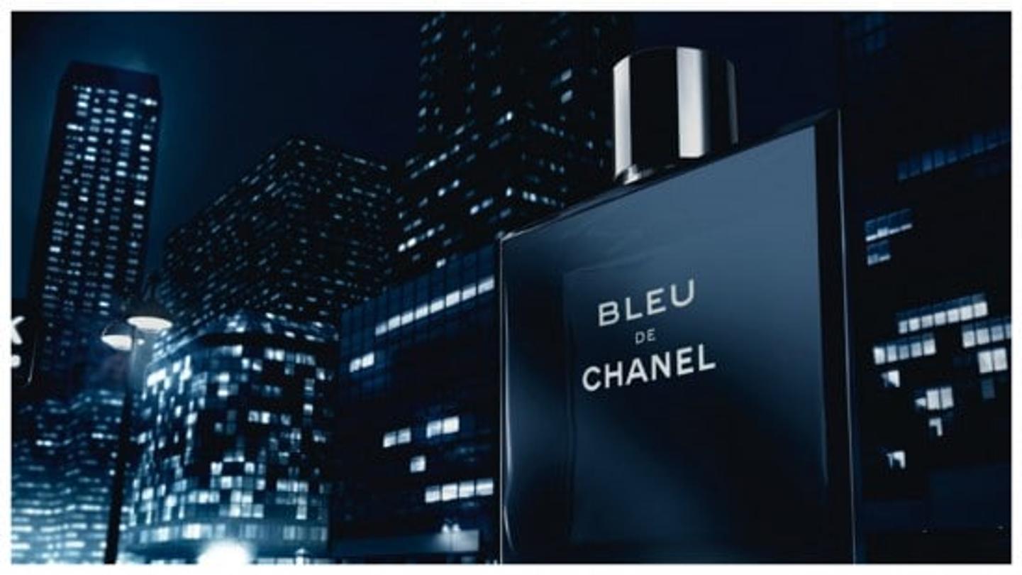 flacon bleu chanel