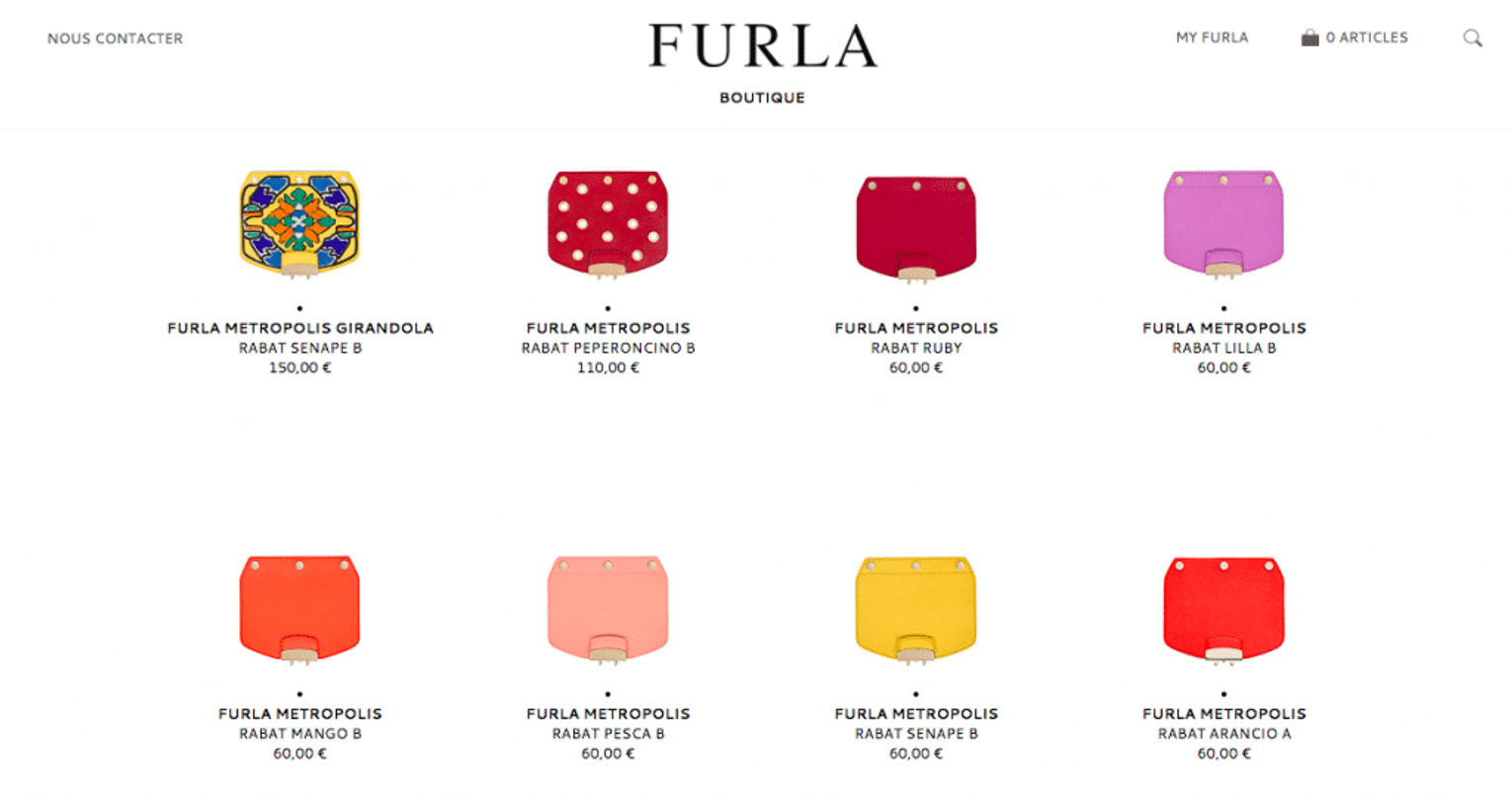 Personnalisation sac Furla rabats