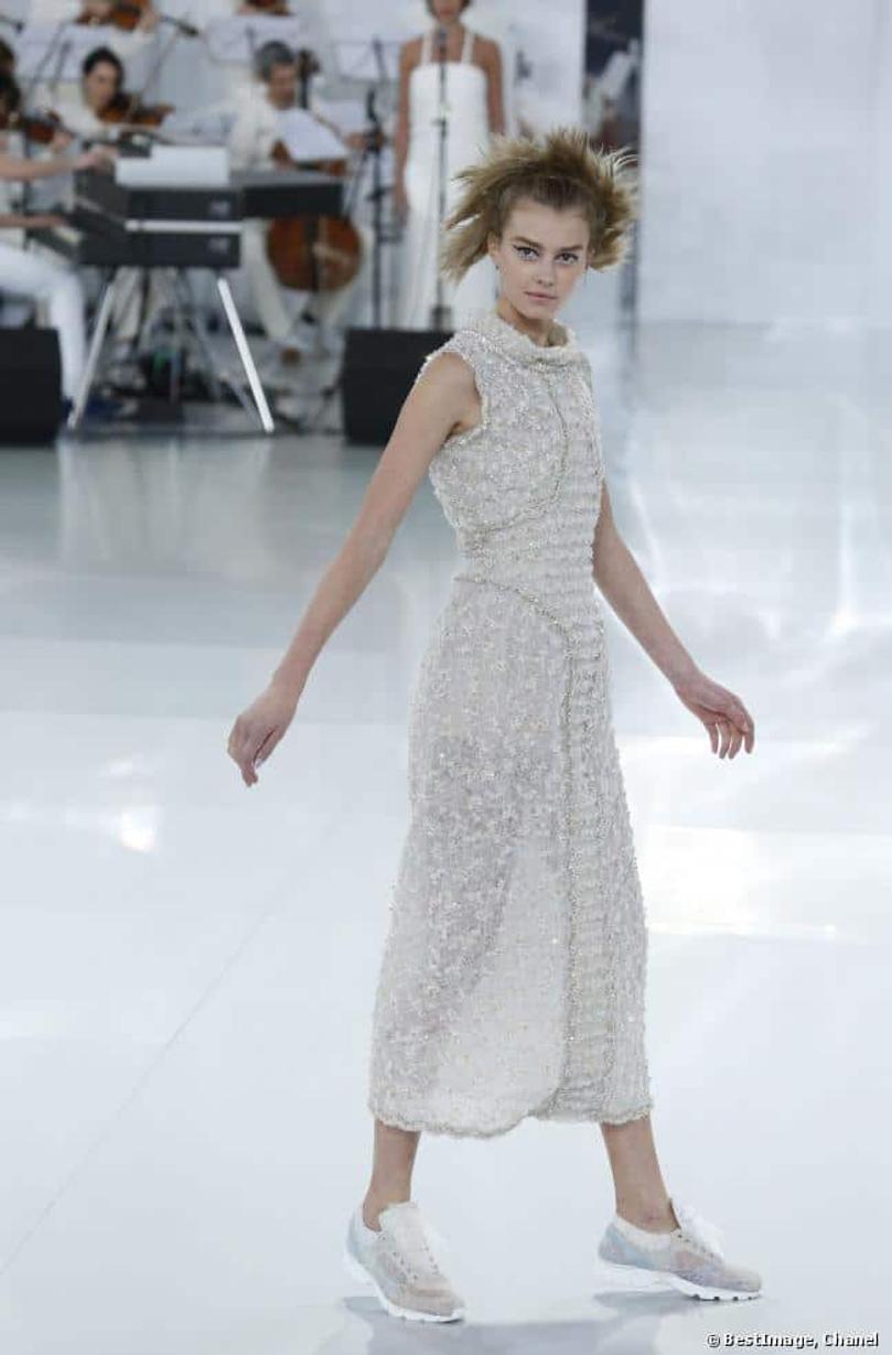 Défilé Chanel haute couture Printemps-Été 2014 au Grand Palais à Paris