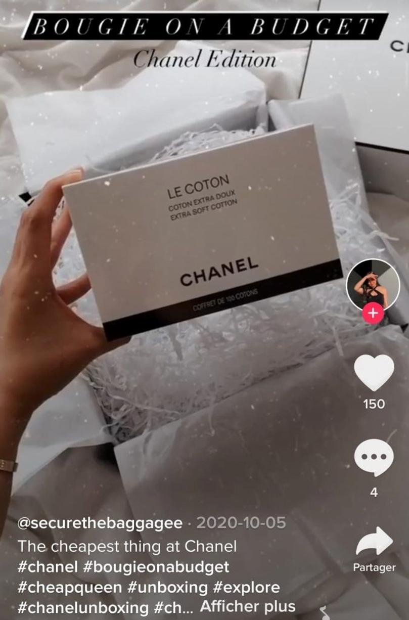 coton chanel prix