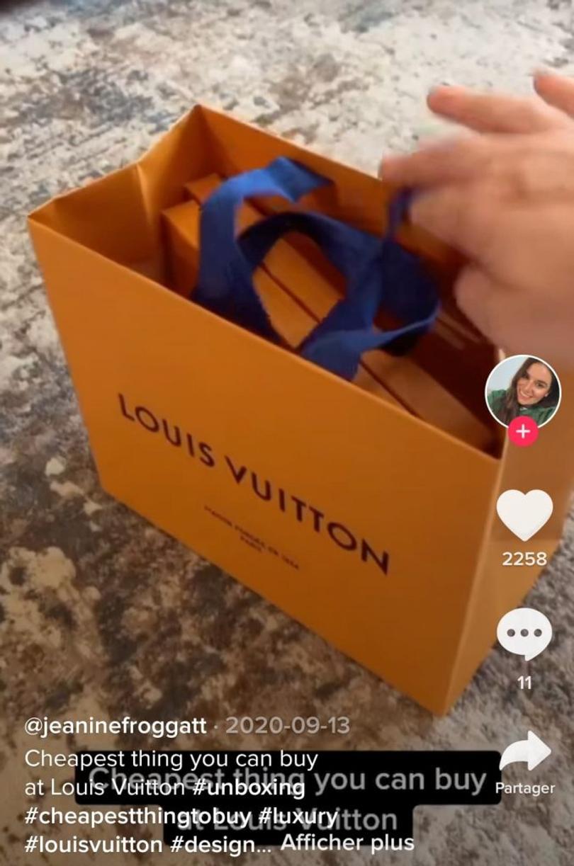 packaging Louis Vuitton TikTok