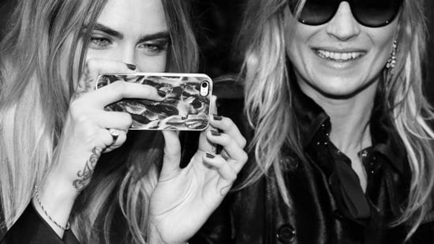 Cara Delevingne et Kate Moss