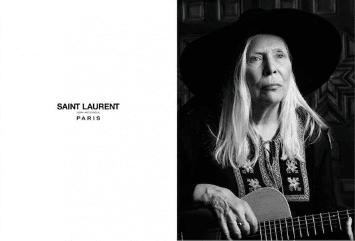 joni mitchell saint laurent hedi slimane