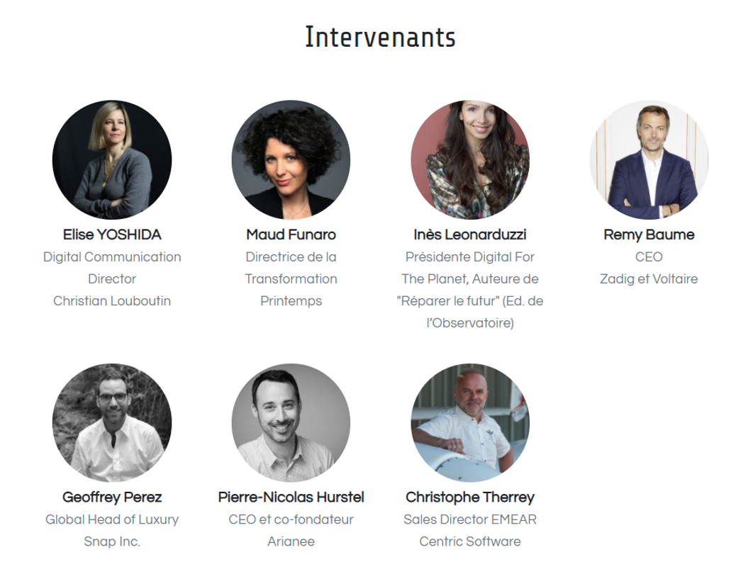 Futur Luxe webinar speakers