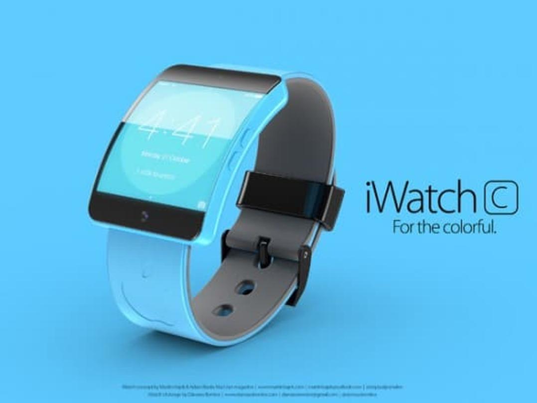 iWatch bleu Apple concept