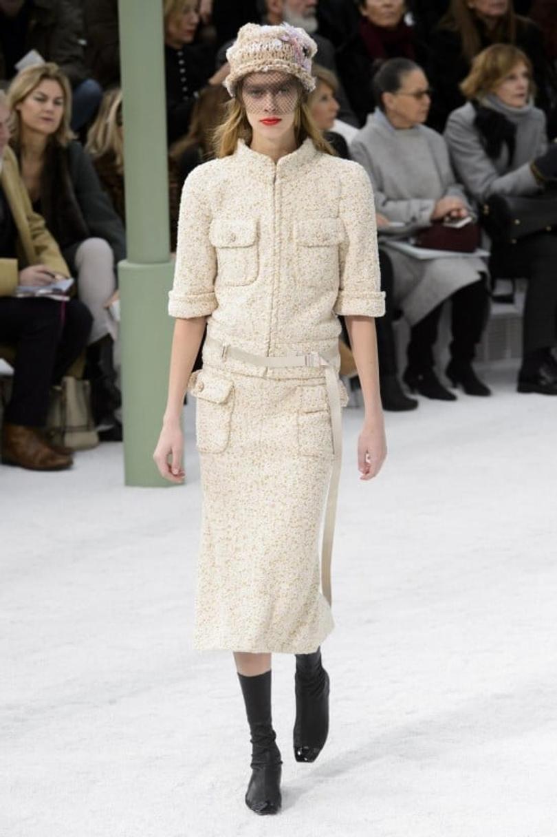 chanel veste tweed