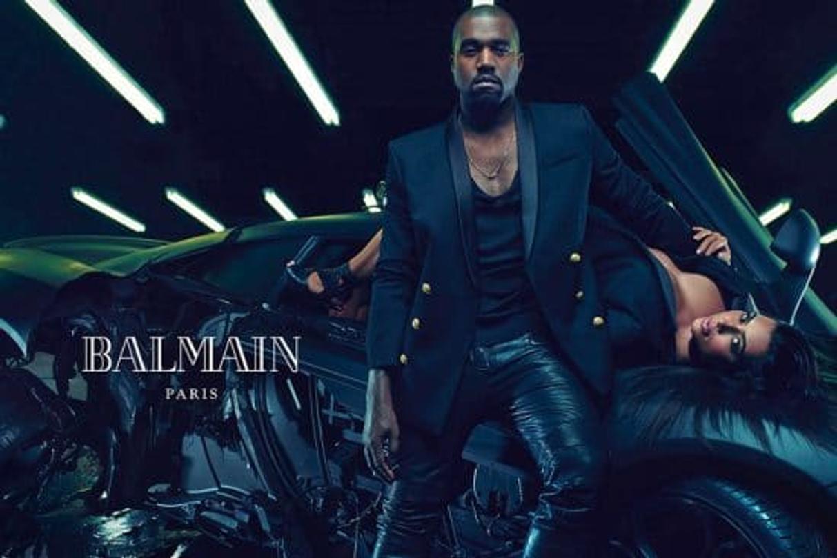 campagne balmain kardashian