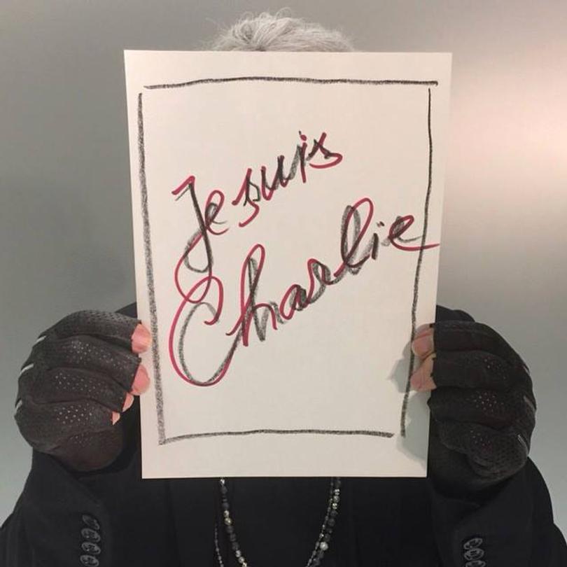 #je suis charlie karl lagerfeld