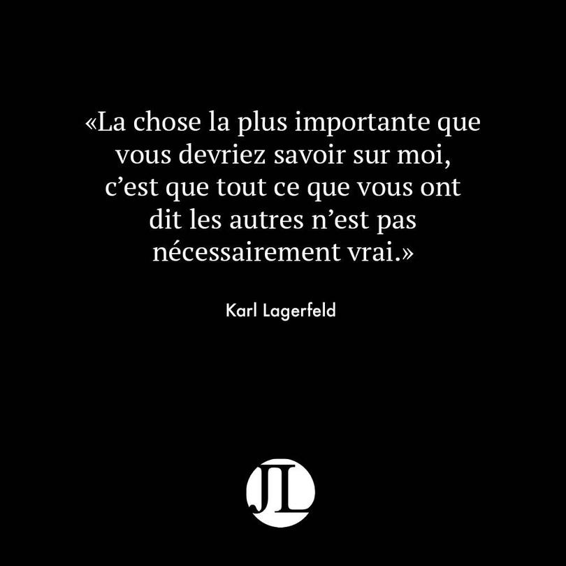 citation karl lagerfeld