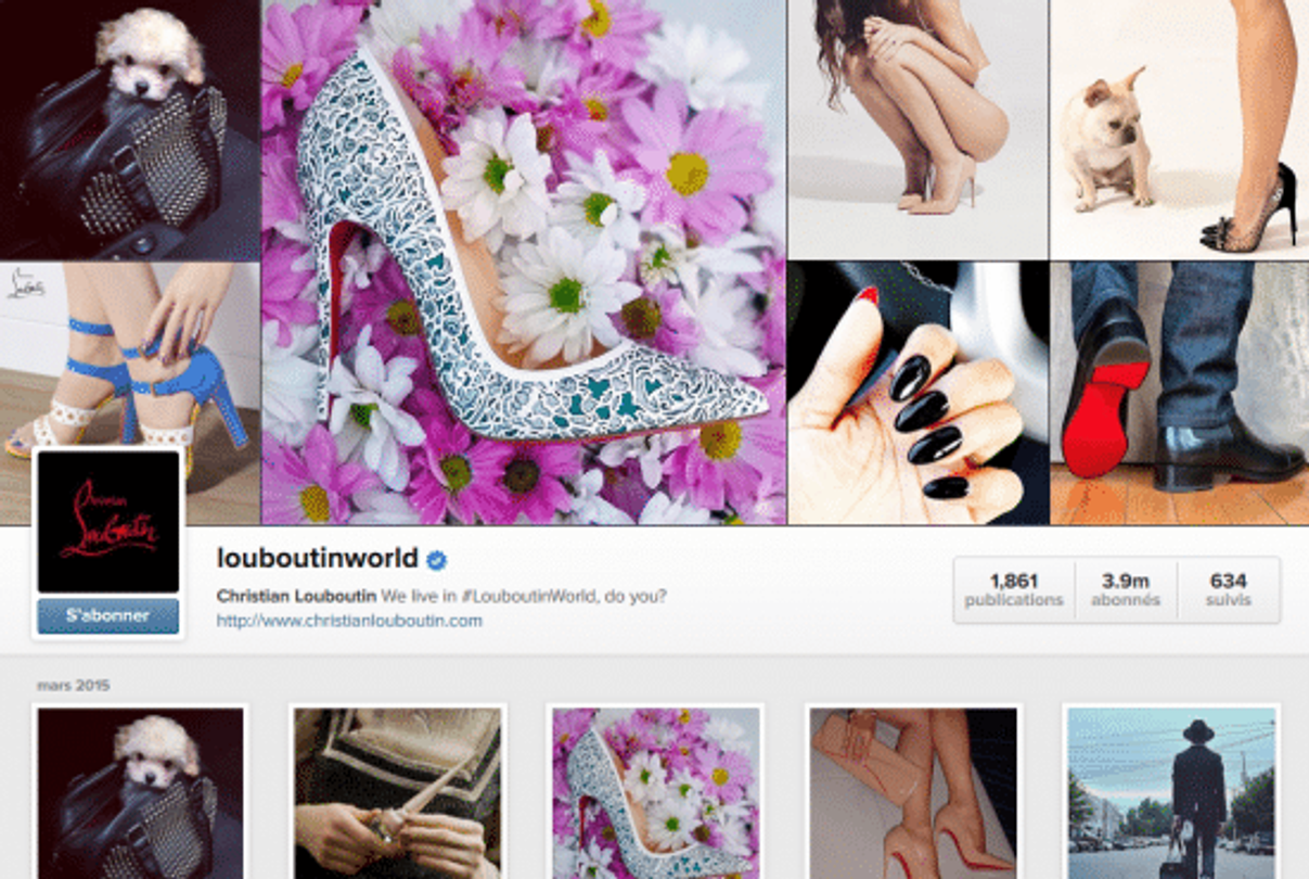 instagram louboutin