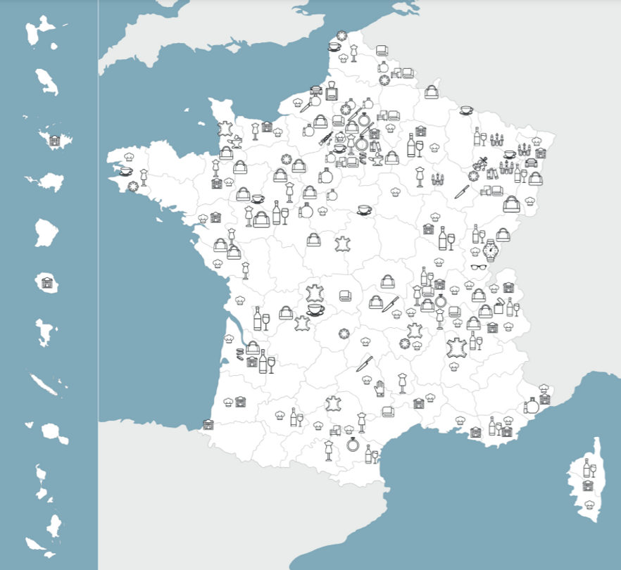 luxe territoires français