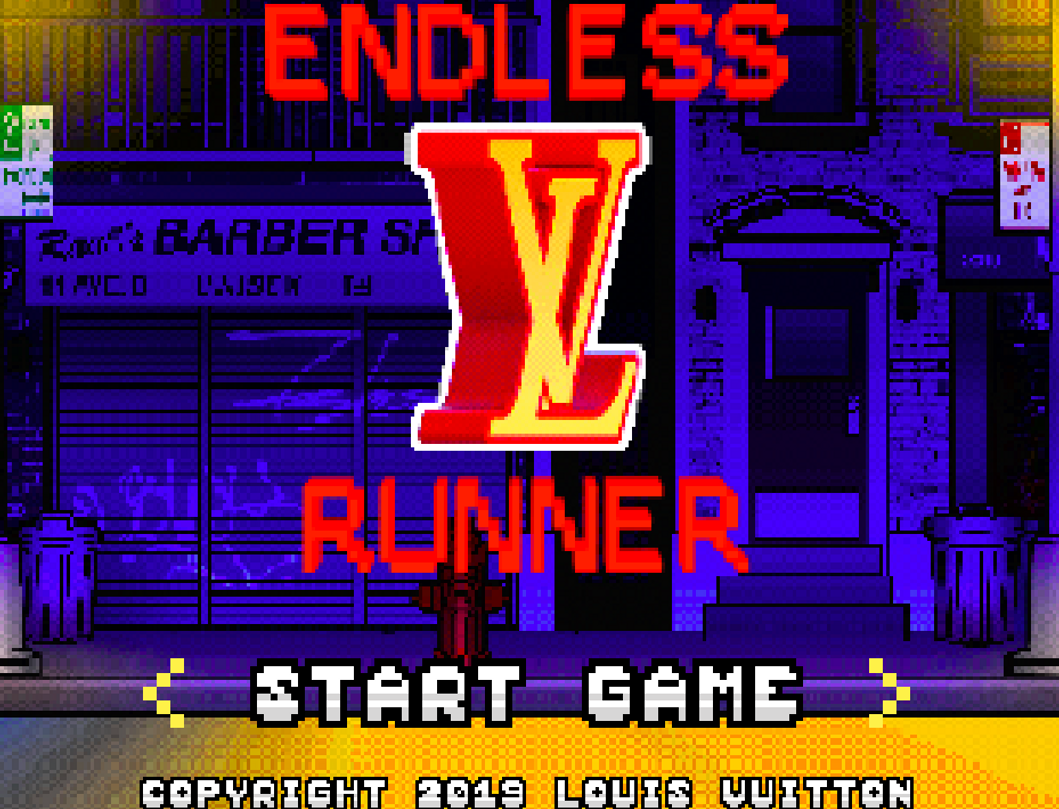 Endler Runner jeu Louis Vuitton