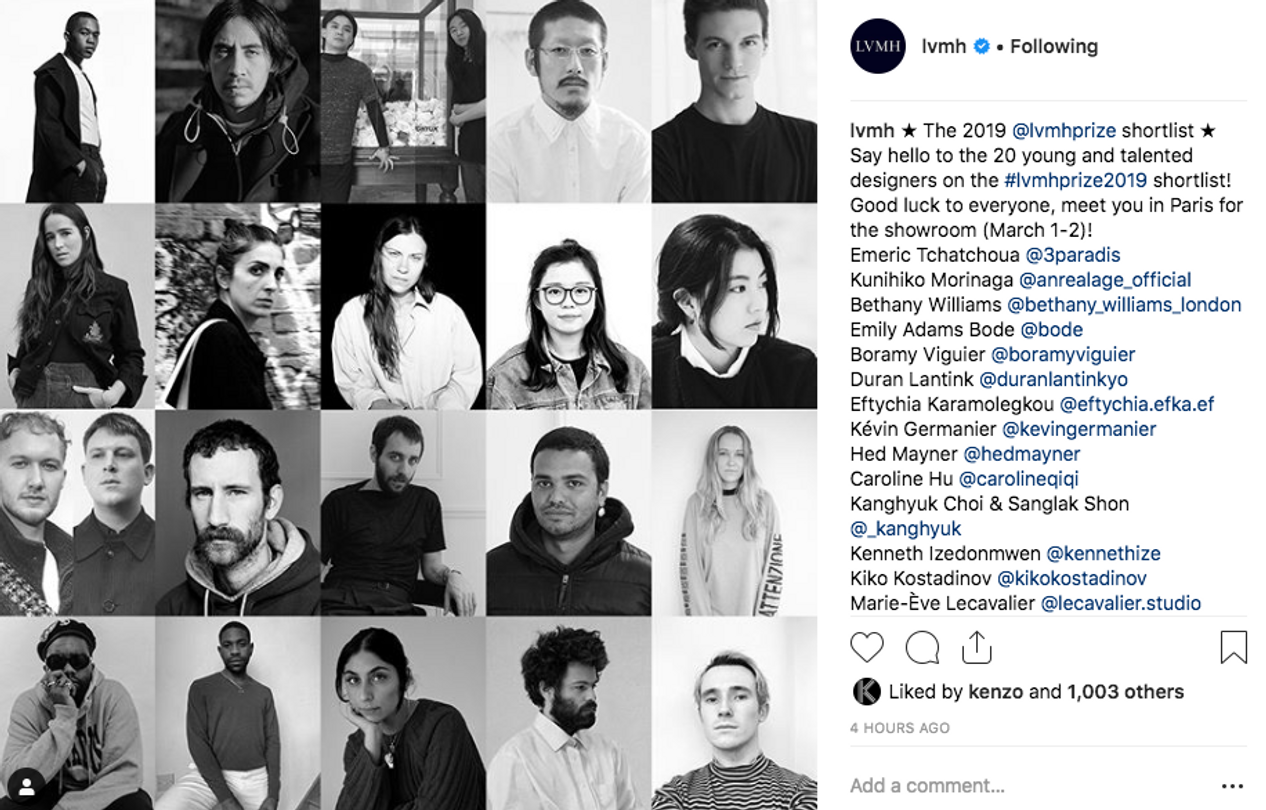 LVMH PRIZE 2019