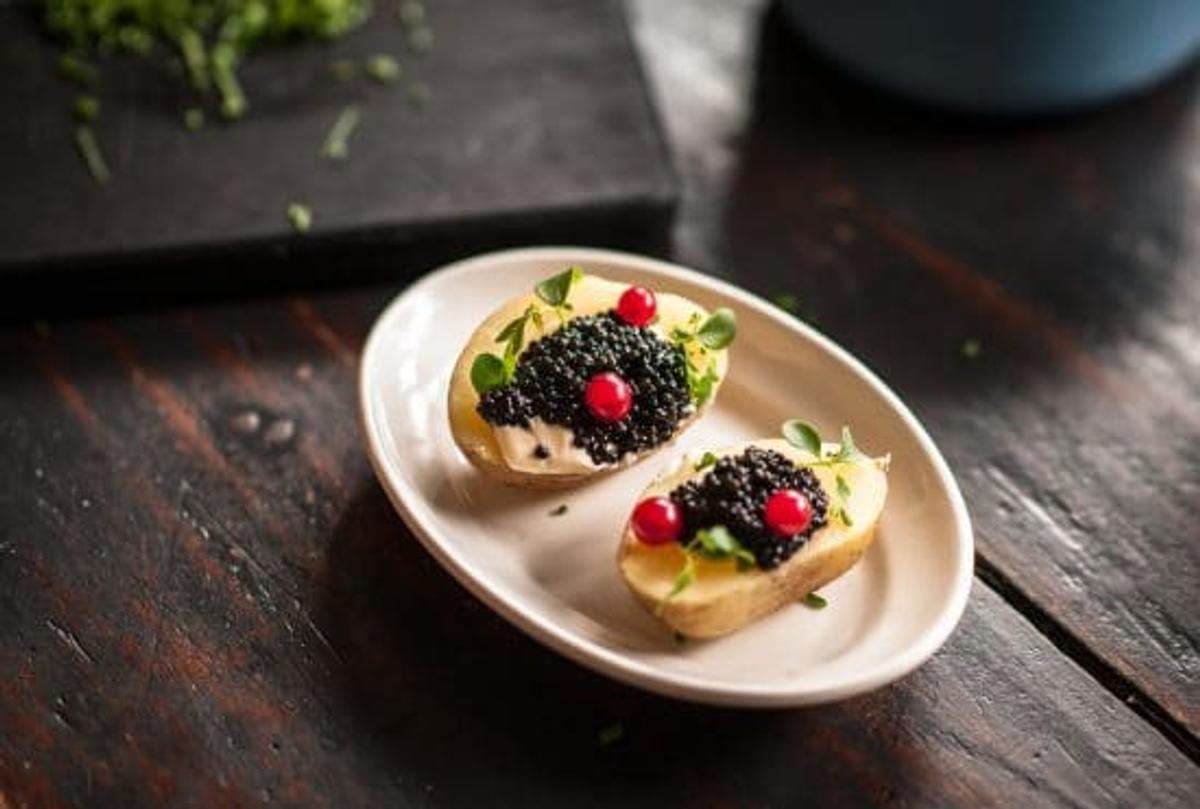 tartine caviar