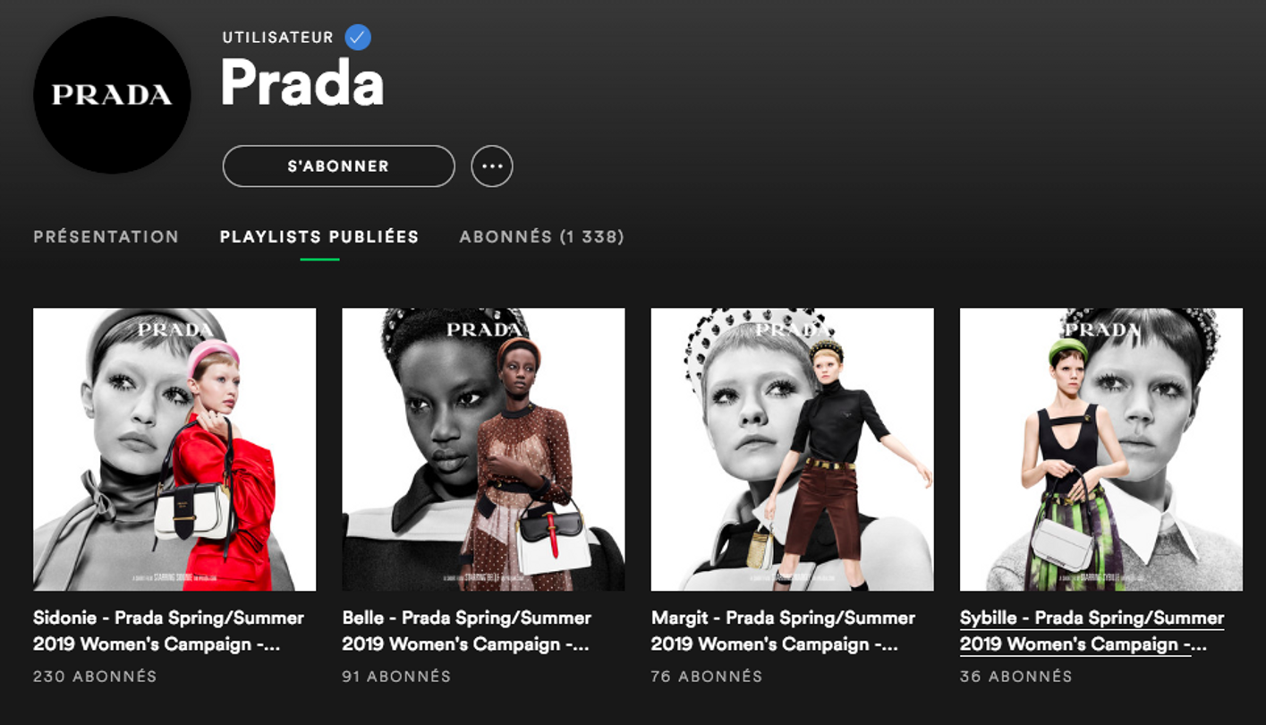 PLAYLIST Prada