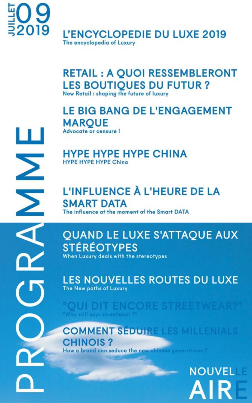 Programmation Salon du Luxe Paris 2019