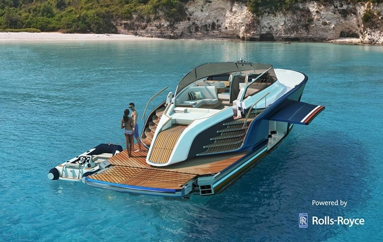 rolls royce yacht aeroboat s6