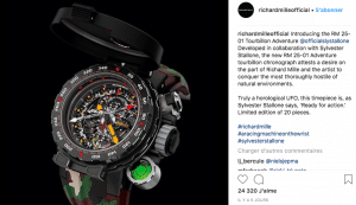 stallone richard mille