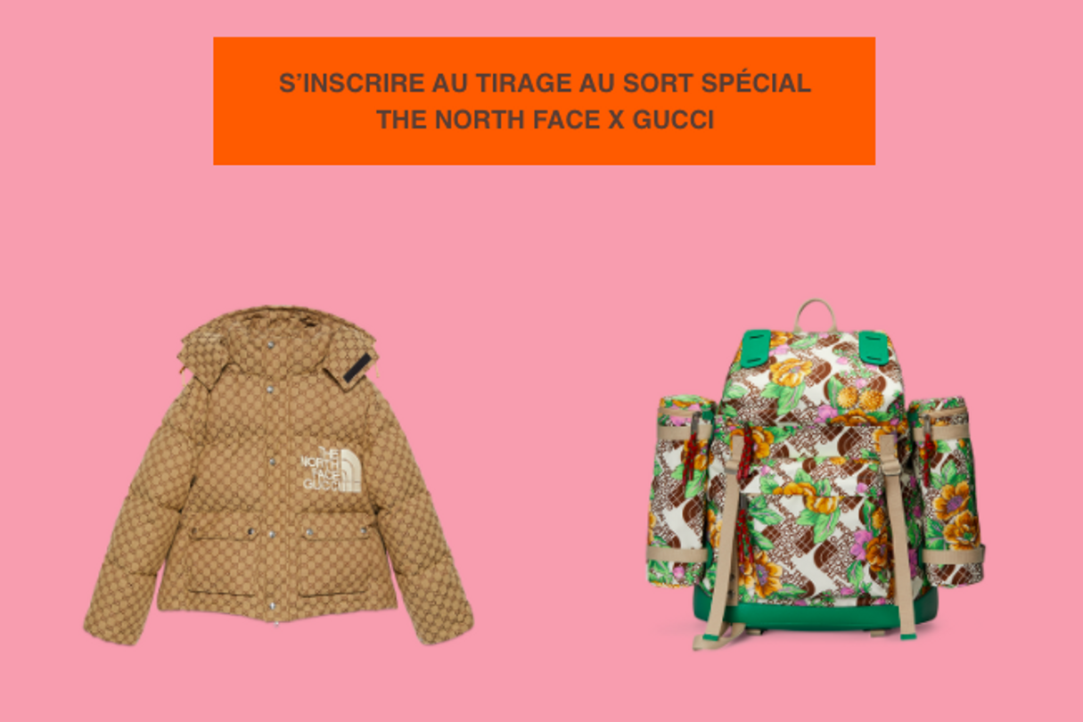 gucci north face