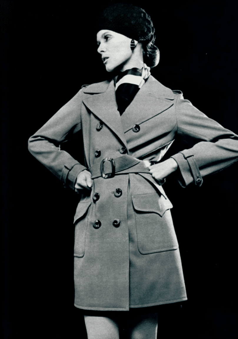 yves saint laurent trench 1962