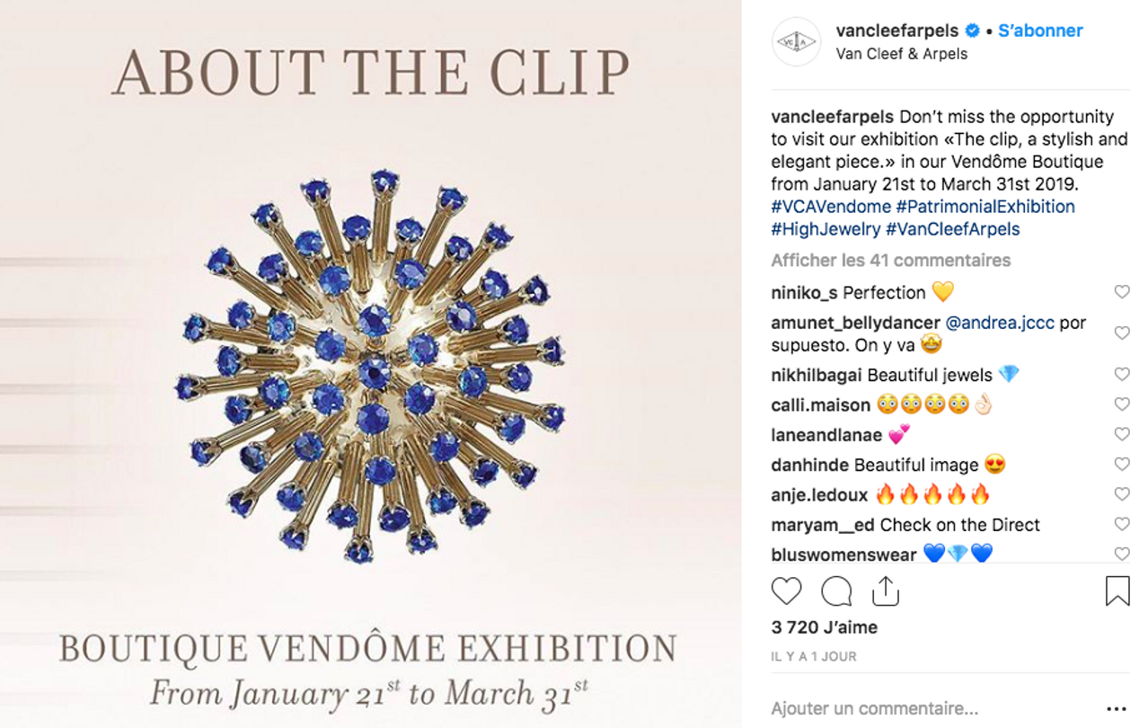 Van Cleef exposition paris About the clip