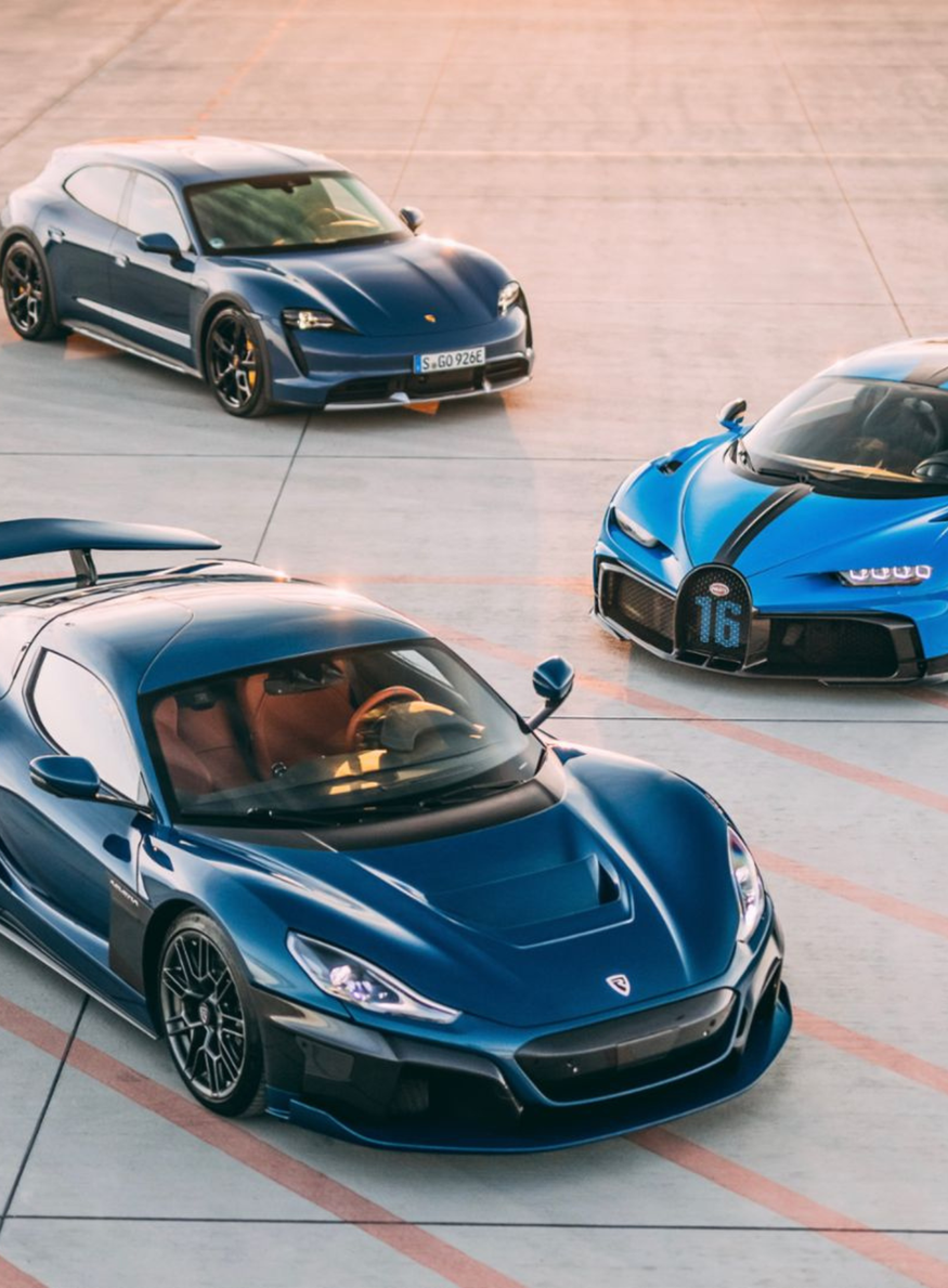 Bugatti Rimac Porsche