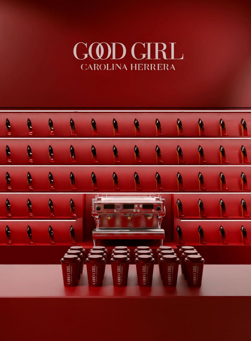Nouveau parfum de luxe pour femme Carolina Herrera paris pop up mai 2025