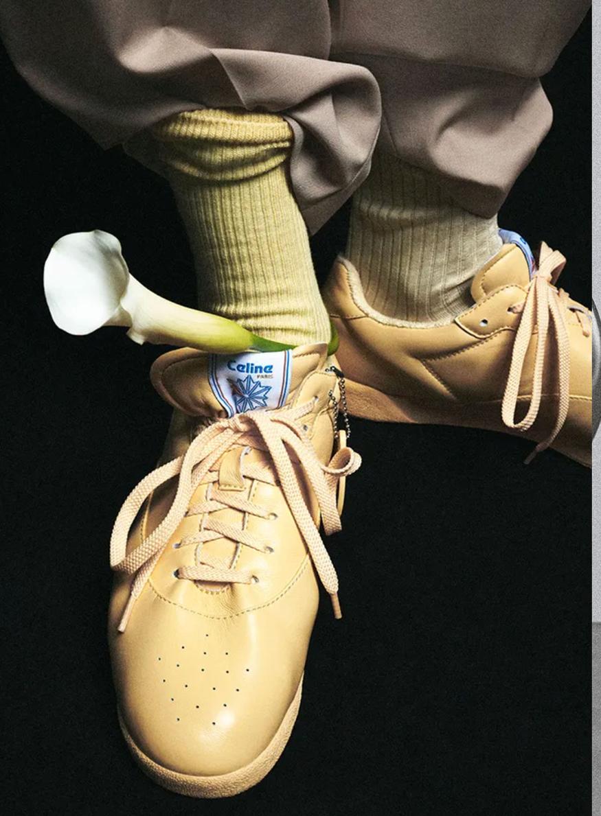 nouvelle sneakers de luxe issue de la collaboration entre Celine et Reebok, disponible en 8 couleurs dès le 10 septembre 2026