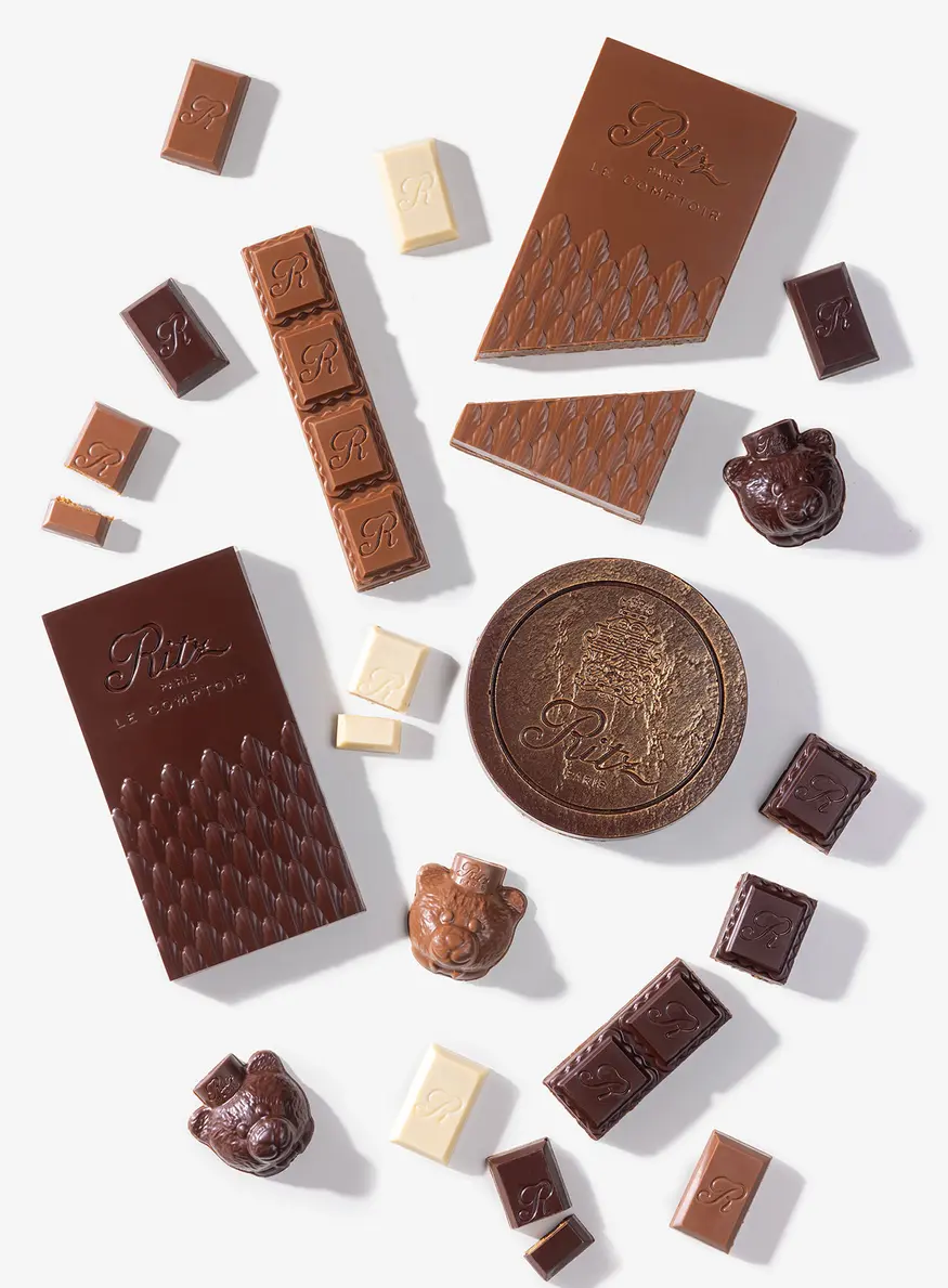 La première collection de chocolats de luxe, disponible au Ritz Paris toute l'année