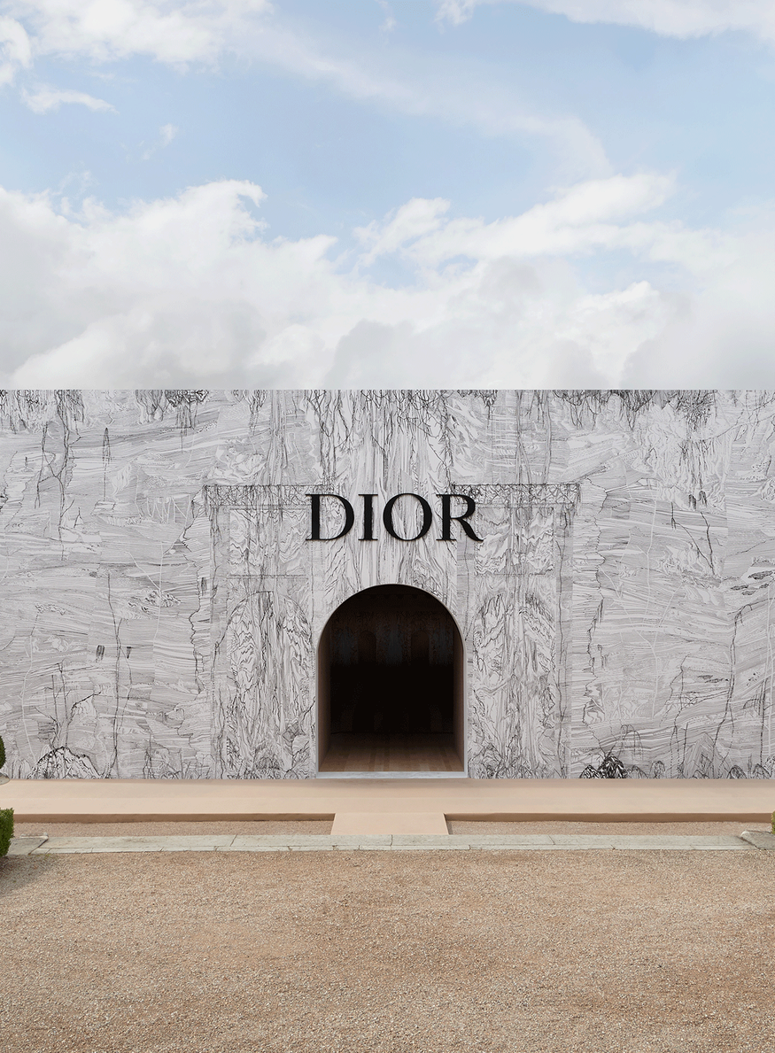 Dior au musée Rodin visite décor du défilé