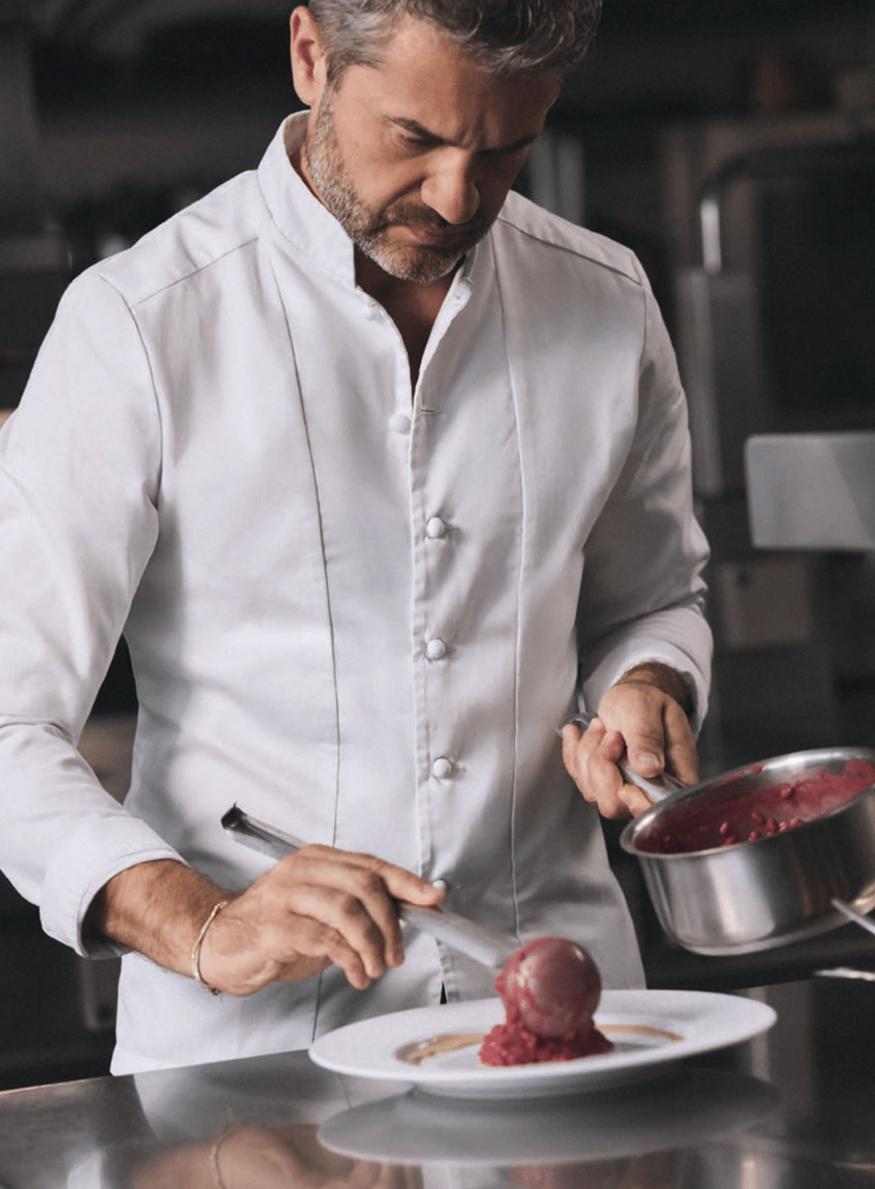 Enrico Bartolini est le chef du nouveau restaurant Monsieur Dior à Milan