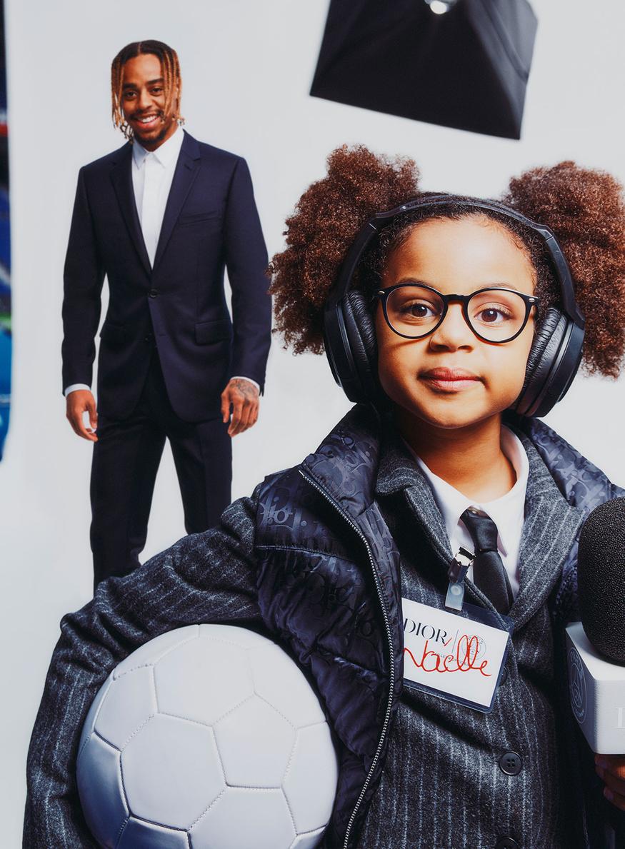 dior baby psg football et luxe