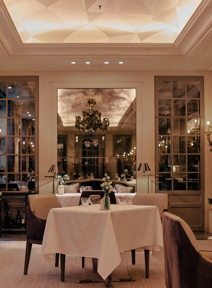 hotel de crillon diners sensoriels