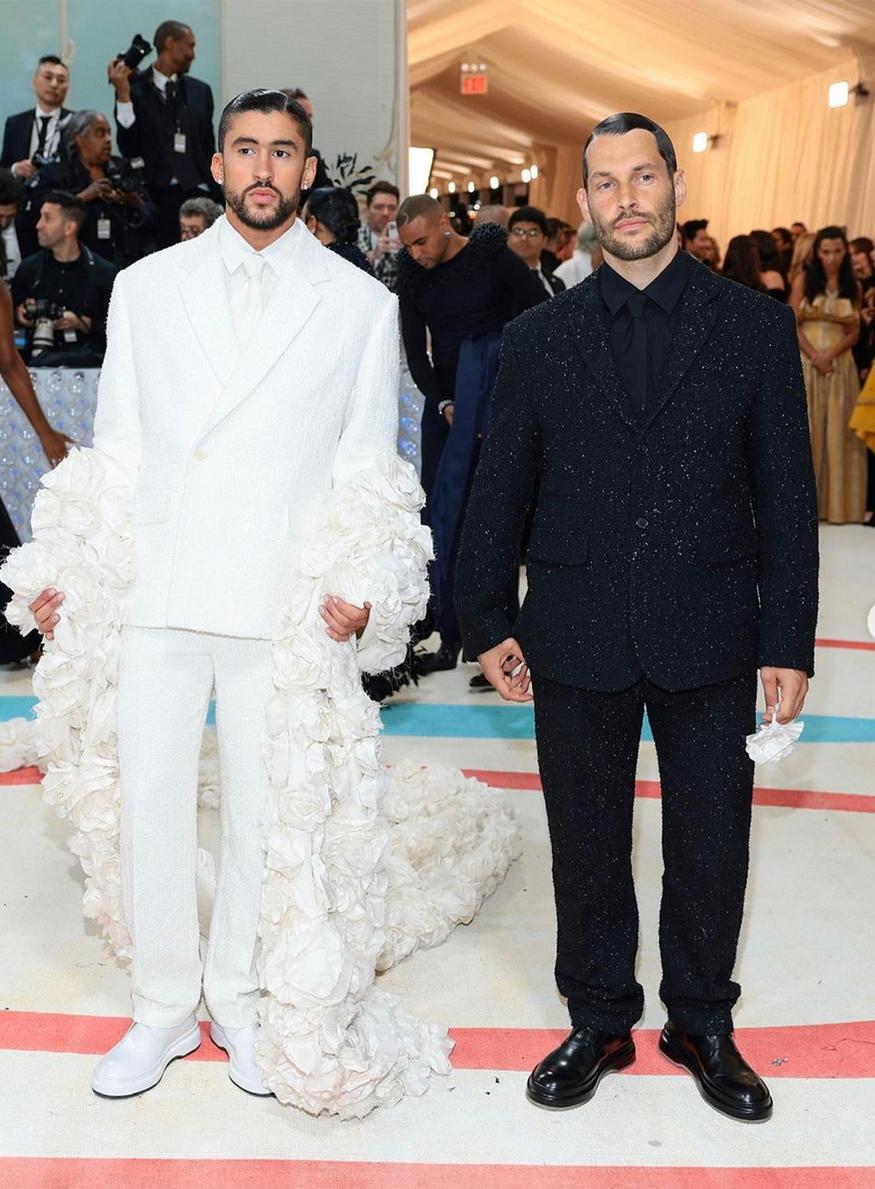 Jacquemus et Bad Bunny au Met Gala