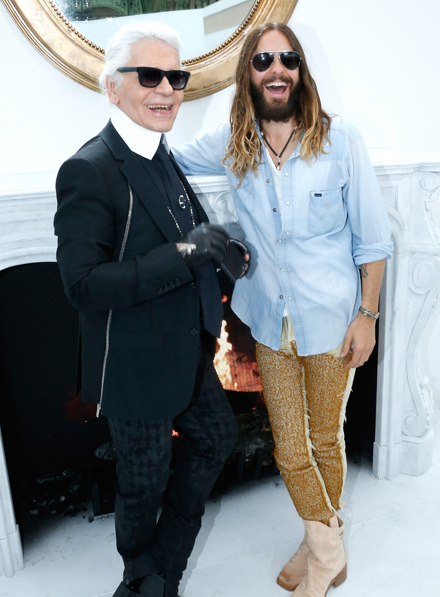 karl lagerfeld jared leto