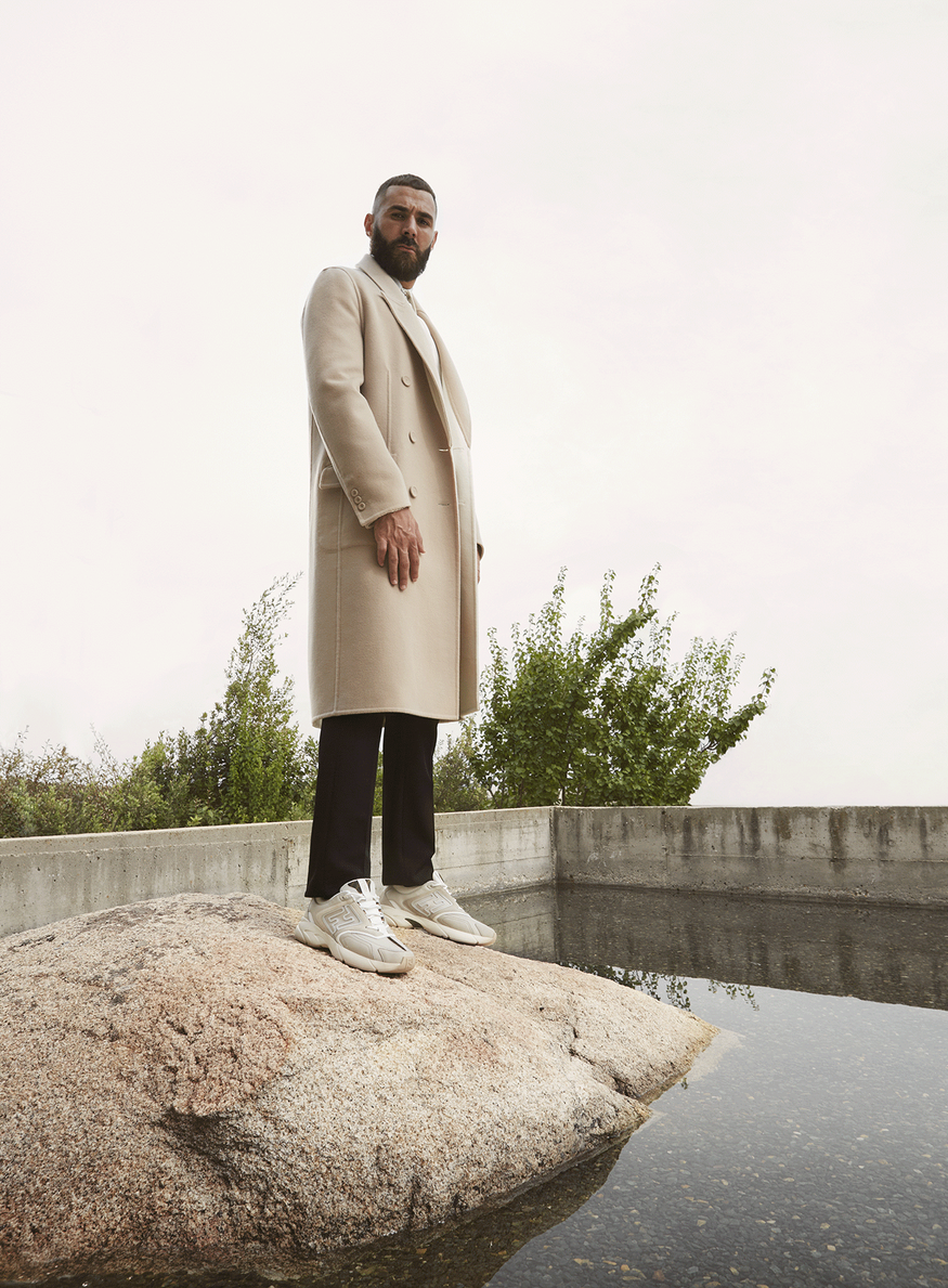 karim benzema ambassadeur fendi luxe et football