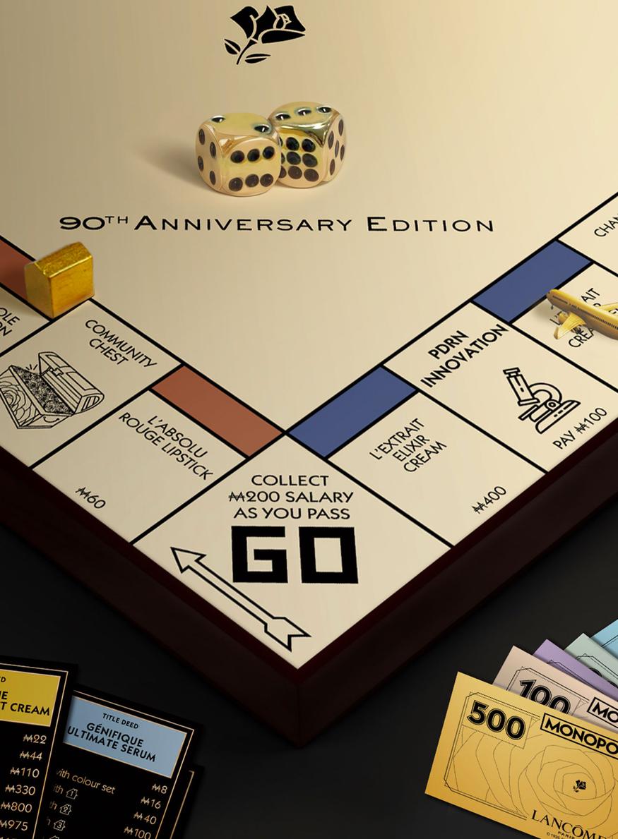 jeu de Monopoly de luxe avec Lancôme