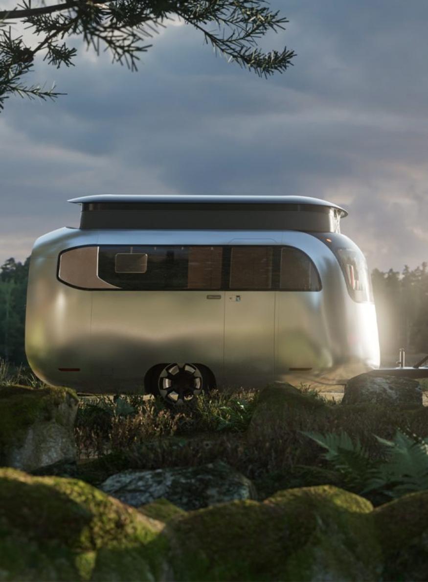 Porsche x Airstream : un concept inédit de caravane de luxe pourrait  bientôt voir le jour.