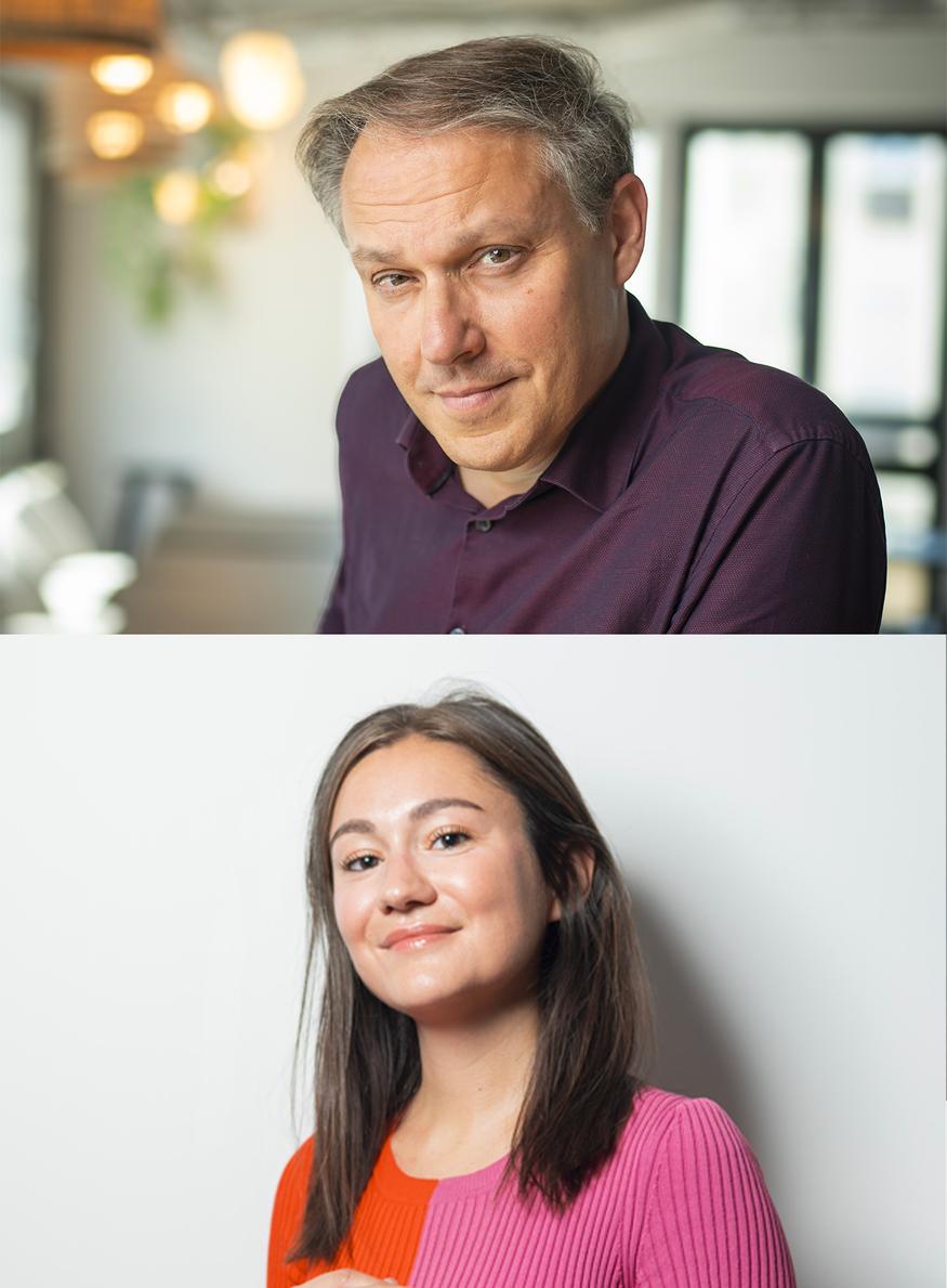 Rémy Oudghiri et Sarah Laurier, groupe Ifop